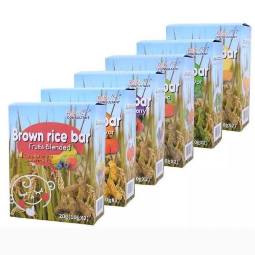 【包邮直发】韩国 宝贝顾问糙米条 20g/盒 3盒装