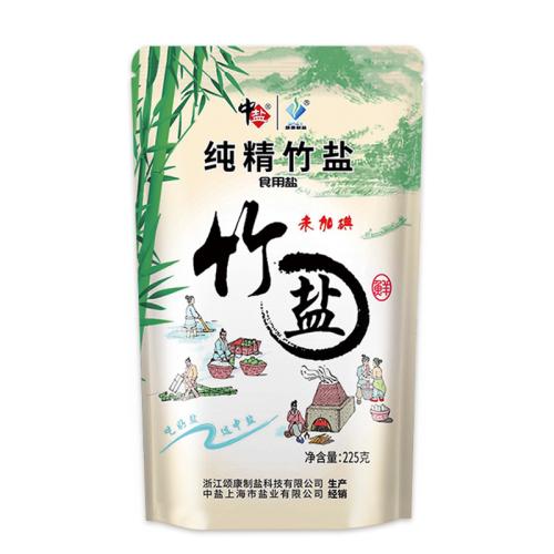 中盐未加碘纯精竹盐225g